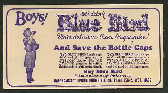 Blue Bird Soft Drinks Coupon